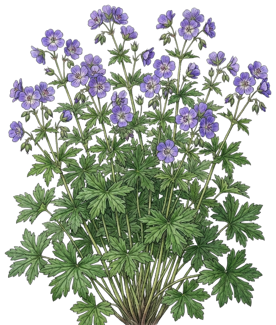 Герань лесная 